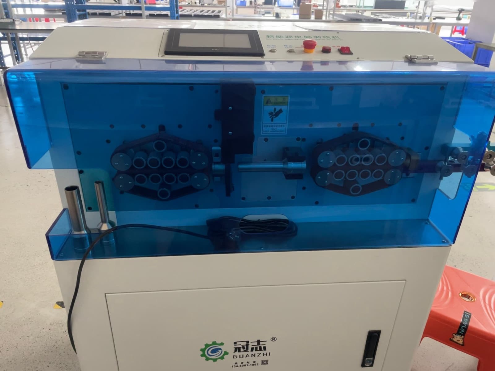 Automated Wire Stripping — Yiestar PDU factory