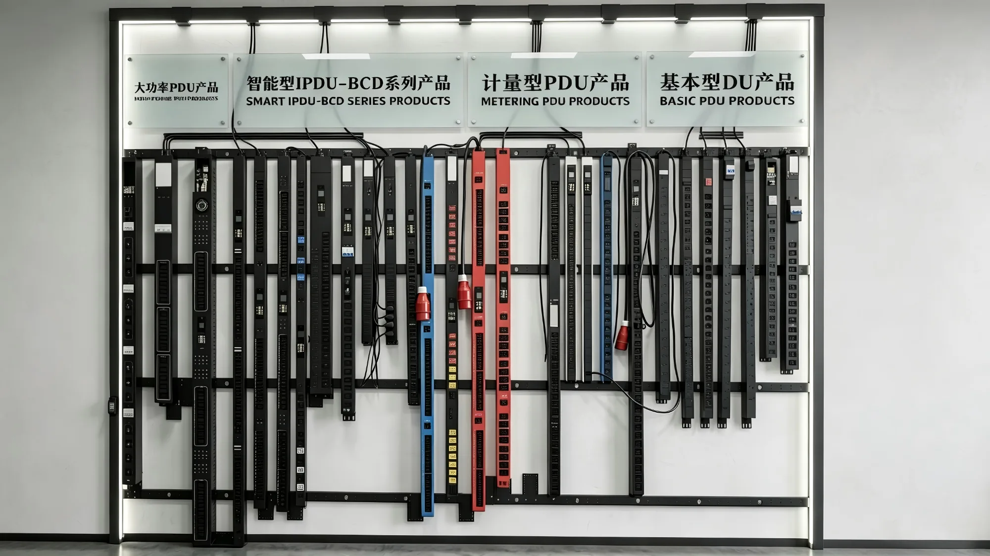 Yiestar Monitored and Switched Intelligent Rack PDU product range for data center power distribution